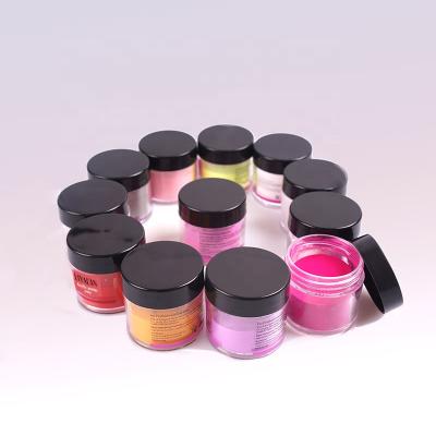 China Custom Acrylic Dipping Long Lasting Nail Art Powder Colored Acrylic Powder Polish Gel Effect Private Label Powder For Nails for sale