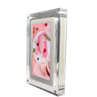 Κίνα Advertising Player Transparent Acrylic Digital Photo Frame 4 5 7 10 Inch προς πώληση