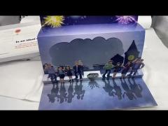 3D music greeting card