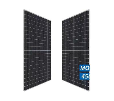 China High Efficiency 450w Mono Solar Panel Half Cell For Home Kit 182mmx182mm for sale