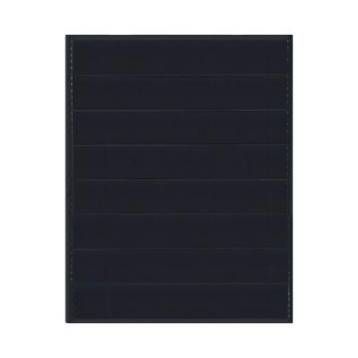 China Full New Design 410w 550w Interlocking Shingle Solar Panel Black Top Point For Sale Black 166mmx166mm for sale