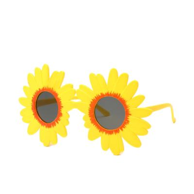 China Popular Kids Flower Style Round Sun Glasses UV Glass Sunscreen Sunglasses for sale