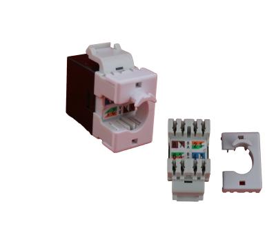 China Best sales utp cat5 cat5e cat6 cat6a cat7 cat8 rj45 cat6 8p8c unshielded trapezoidal jack utp for modular connector rj45 plug cat 5/5e/6/6a/7/8 customizable for sale