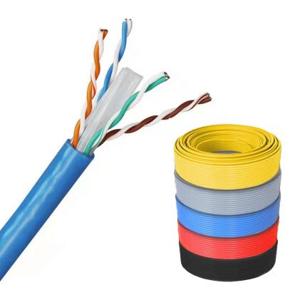 China Telecommunication ROHS Gateway Lan Cable UTP SFTP Network UTP cat5e cat6 cat6a Ethernet 1000ft /305m Roll Cable For Computer Use for sale