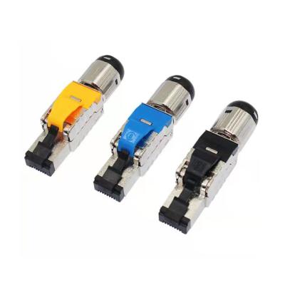 China audio & Video CAT8 STP Toolless high speed plug crimper sheided keystone rj45 jack for cat8 toolless patch cable plug for sale