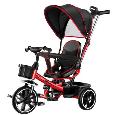 China Small Adjustable Bike For Kids Stroller Ride On Toys Picture Metal Recliner Smart Baby Toy Tricycle for sale