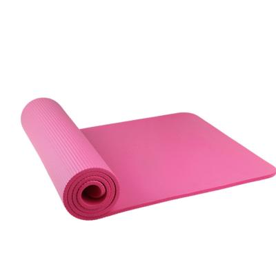 China Waterproof Yoga Mat 10mm Custom Rubber Strip or PU Travel Yoga Mat for sale