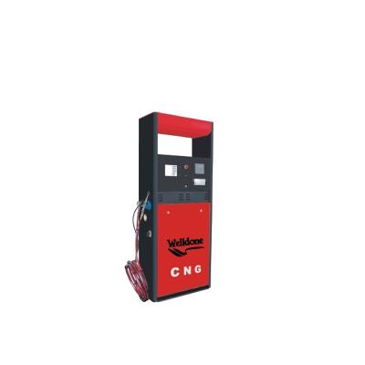 China Single Oil Station Nozzle CNG Dispenser CNG Gas Dispenser With Double Pipes for sale