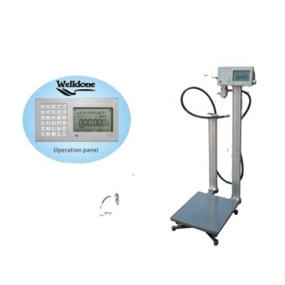 China Gas Station Equipment LPG Cylinder Weight Scale Machine LPG Filling Dispenser for sale