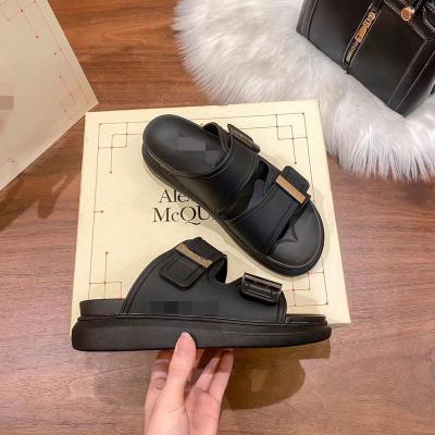 China Fashion trend women flats sandals wedges sports women shoes casual original box 2022 new summer slides women shoes open heel ladies slippers for sale