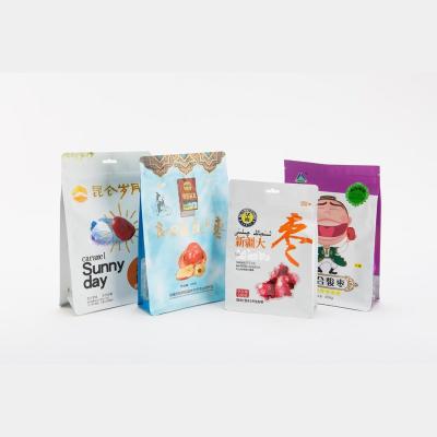 China Barrier Date Packaging - Matte Effect Flat Bottom Box Pouch With Zipper for sale