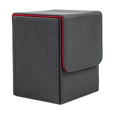 China PU leather Mio Pu 100+ Card Storage Box Trading Game Card Storage Hot Sale Boxes With 100+ Card Deck Box Mtg for sale