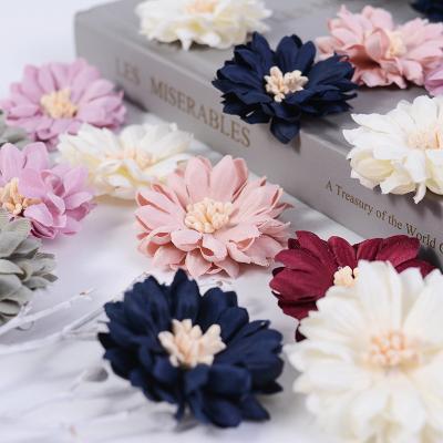 China Artificial 3D Flowers Mini Peony Silk Flower Head For Wedding Home Decor Flores Cloth Hat Accessories Craft Handmade Flower for sale