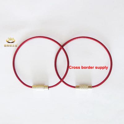 China Wholesale Red Stainless Steel Wire Xinhanrui Custom Stainless Steel Wire Rope Main Anchor Chain for sale