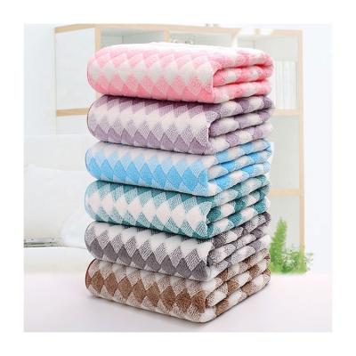 China Viable Hot Sale Custom Sublimation Printed Promotional Microfiber Towel Large Microfiber Bath Towel for sale