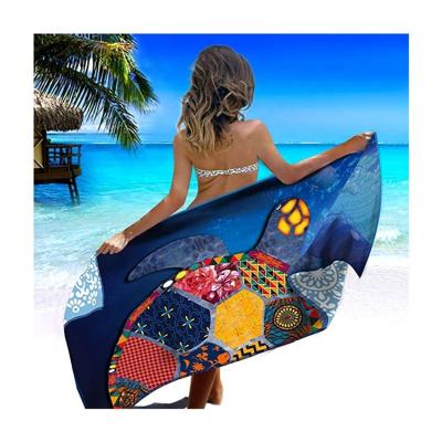 China Wholesale Viable Microfiber Super Free Sand Absorbent Quick Dry Soft Lightweight Beach Towel for sale