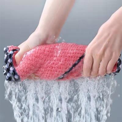 China Viable Household Cloth Microfiber Kitchen Towel Dish Cltoth Cleaning Tea Towel Cleaning Cloth for sale