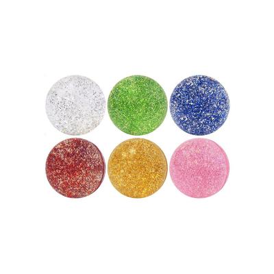 China Small 45mm Rubber Super Glitter Duper Bouncing Ball Capsule Toy for sale