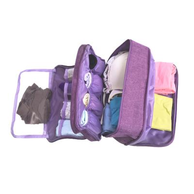 China Customized Viable Nylon Mesh Bag Trunk Organizer Bag Underwear Bag Organizer Eco Friendly Bra Storage for sale