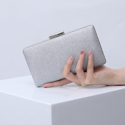 China Fashionable PU Crystal Clutch Ladies Evening Bag Bridesmaid Favor Bag Wedding Party Glitter Bag for sale