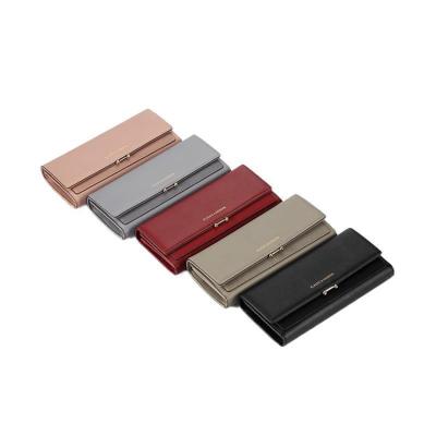 China Waterproof Zipper All-in-one Wallet Zipper Ladies Cluth Women ID Credit Card Credit Card Holder Wallet for sale