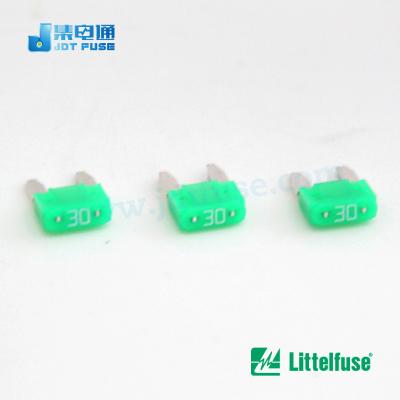 China Littelfuse MINI Auto Automotive Fuse 0297030.WXNV Blade Fuse 30A 32V for sale