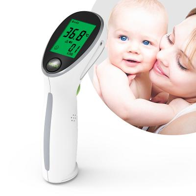 China Forehead Test Hot Selling Fever Non Contact Child Medical Digital Thermometers Body Babi Forehead Thermometer Contactless Infrared Gun for sale