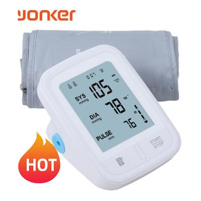 China Yonker Voice Boiling Point Heart Rate Boiling Point Machine Plastic Digital Automatic Arm Sphygmomanometer Smart Blood Pressure for sale