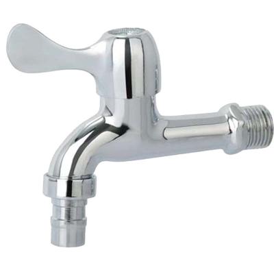 China Modern Brass Chrome Plating Cold Water Washing Machine High Quality Long Faucet for sale