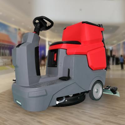 China Best Commercial Hotels Ride On Floor Scrubber Washer Machine Industrial Cleaning Machine Price for sale