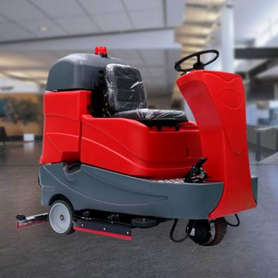 China Hotels The Most Popular Industrial Commercial Ride On Scrubbing Automatic Sweep Clean Floor Cleaning Machine For Tile for sale