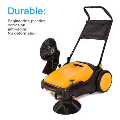 China Street Cleaning Industrial Cordless Simple Automatic Cordless Floor Sweeper Manual Disc Power Disc Power Dryer Cleaning Machine for sale