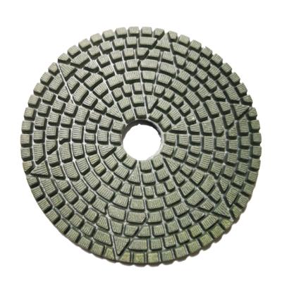 China Flexible Ceramic Diamond Floor Polishing Pad Car Body Tool Resin Top Angle Grinder for sale