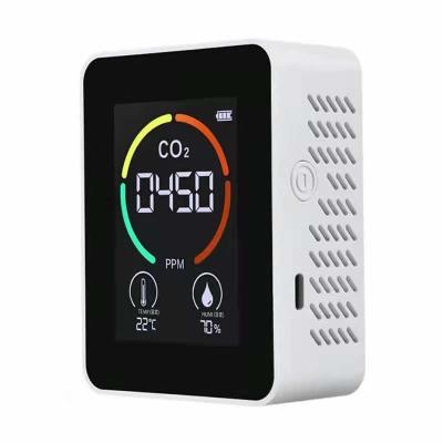 China Stock CO2 Meter Detector Mini Carbon Dioxide Tester Gas Analyzer Indoor Air Quality Monitor NDIR Infrared CO2 Monitor Sensor for sale