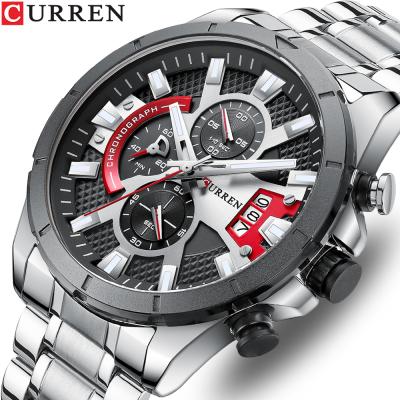 China CURREN 8401 Water Resistant Men's Quartz Watches New Model Fashion Stainless Steel Waterproof Men's Wrist Watch for sale