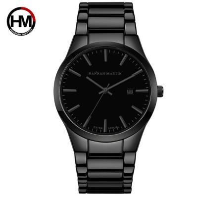 China 2021 custom water resistant Hannah Martin 1756 logo quartz wrtsi gift set best dress luxury steel waterproof watches for men for sale