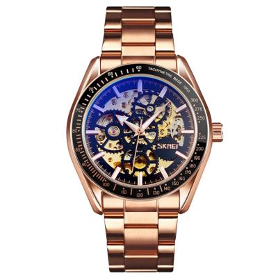 China 2021 SKMEI 9194 Business Stainless Steel Business Men's Roles Luxury Sports Automatic Mechanical Hot Stamping Watch for sale