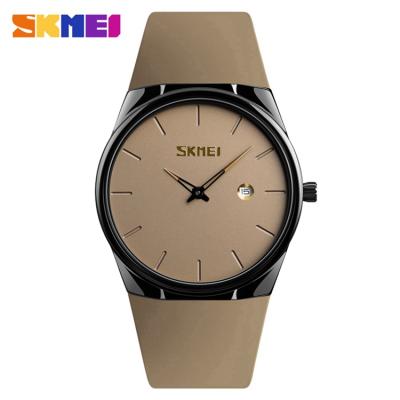 China Japanese 1509 movement watch date 2021 SKMEI silicon strap men automatic quartz fashion day gifts for sale