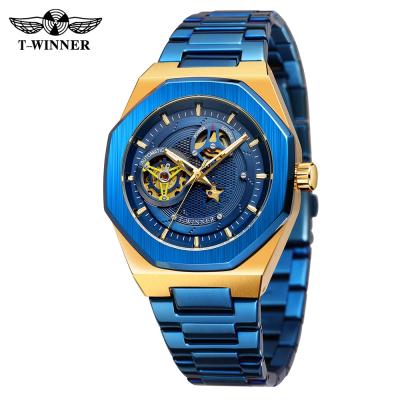 China A344 Winner Designer Man Automatic Mechanical Watch Scale Water Resistant Waterproof 2021 Men's Watch Skeleton for sale