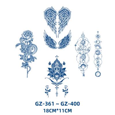 China Temporary lasts at 15 days; More than 2000 designs; Waterproof Temporary Tattoo Sticker; magic tattoo for sale