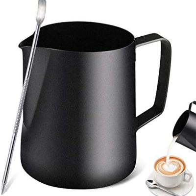 China Amazon Viable 20 Ounce Espresso Milk Steaming Latte Art Pitcher Cup Stainless Steel Coffee Pot for sale