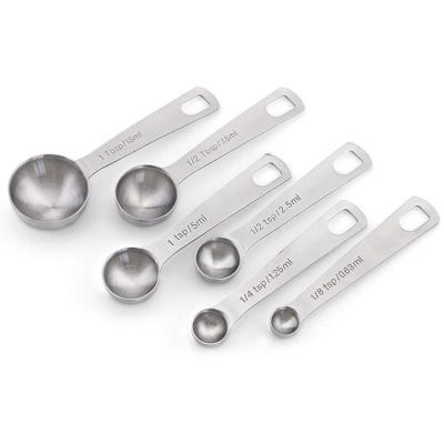 China Sustainable Home Tea Peg Besteck Metal Eco Decor Dosers Set Stainless Steel for sale