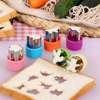 China Sustainable Cake Molds Decorating Sandwich Cutter Sealer Stainless Steel Cookie Cutter Shapes Bakeware for sale