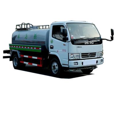 China Carbon Steel Q235 4000 Liters Water Tank Truck Left Hand Drive / Right Hand Drive For Sale for sale