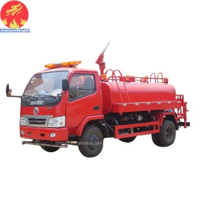 China small water tanker fire fighting truck 6450X1980X2250 for sale