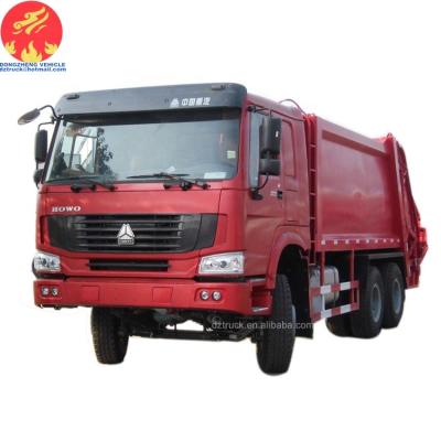 China Hotels Sinotruck Howo 6X4 16cbm Container Garbage Truck, Recycling Truck For Sale for sale