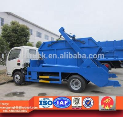 China High Quality Arm Roll Diesel Garbage Truck With Garbage Bins Skip Loader Truck 5995X2000X2900 for sale