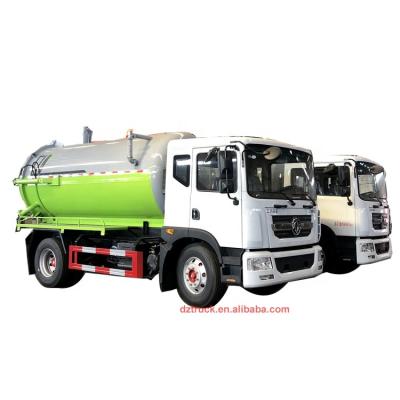 China Q235B carbon steel Dongfeng 4x2 12000l vacuum sewage suction truck for sale for sale