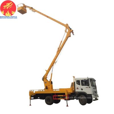 China Dongfeng 4X2 20 meters work platform aerial truck 4 - 6L for sale