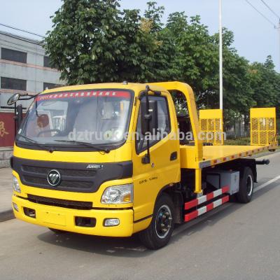 China FOTON Aumark 4X2 High End Flatbed Wrecker Truck, Deal With Two Cars One Time 2 for sale